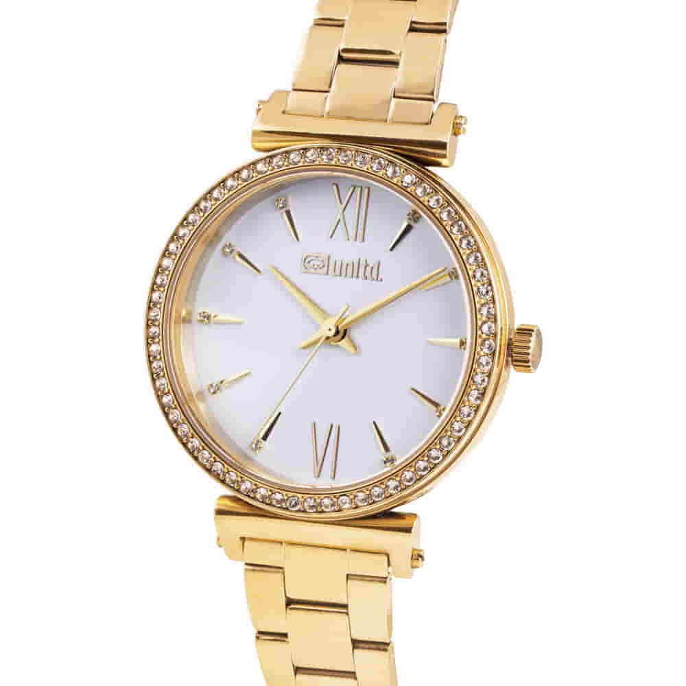 Unltd. By Timex Group Silver Round Dial Quartz Analog Women Watch Watch Unltd.