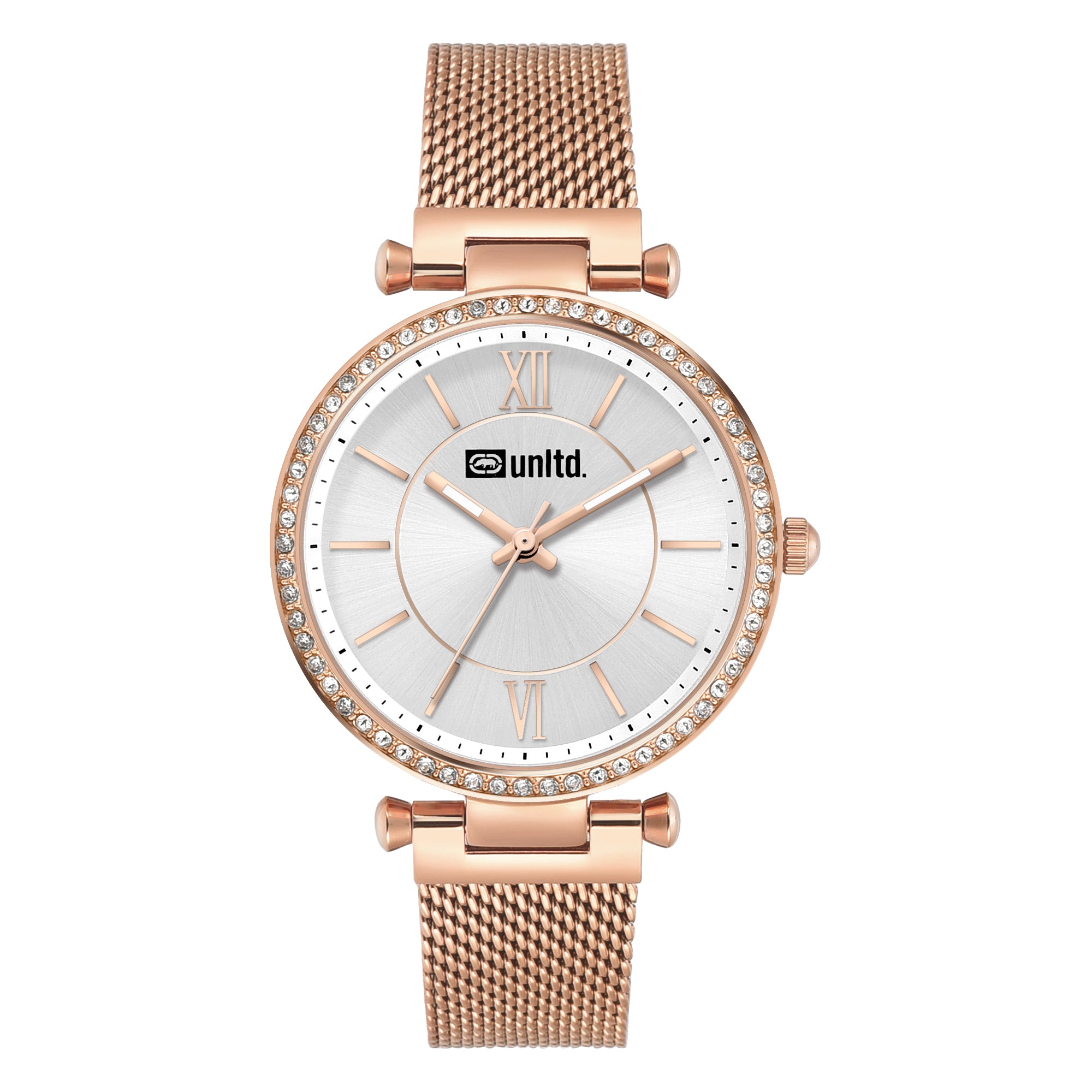 Unltd. By Timex Group Silver Round Dial Quartz Analog Women Watch