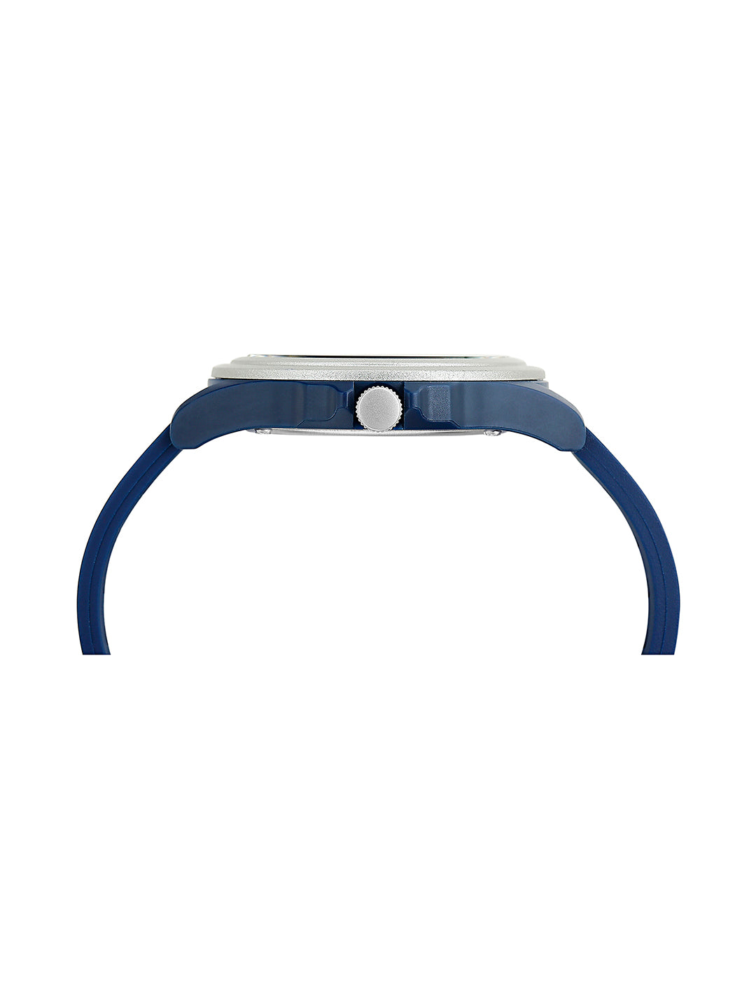 United Colors Of Benetton Blue & Black Round Dial Quartz Analog Men Watch