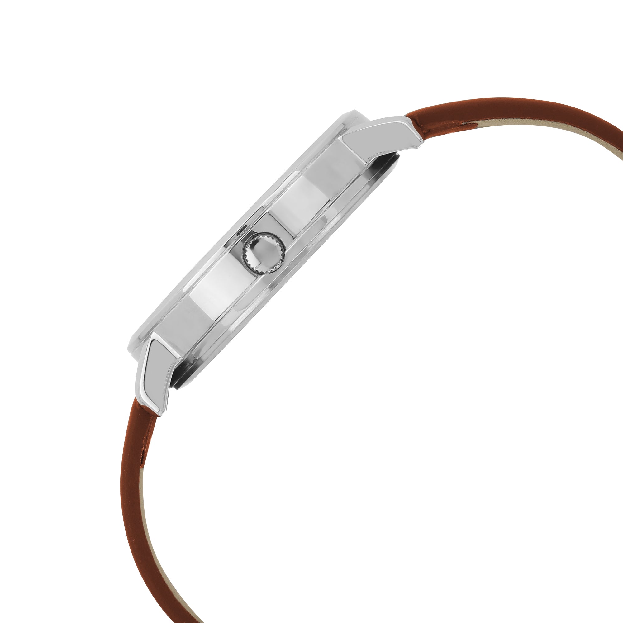 United Colors Of Benetton Leather Grey Round Dial Quartz Analog Men Watch