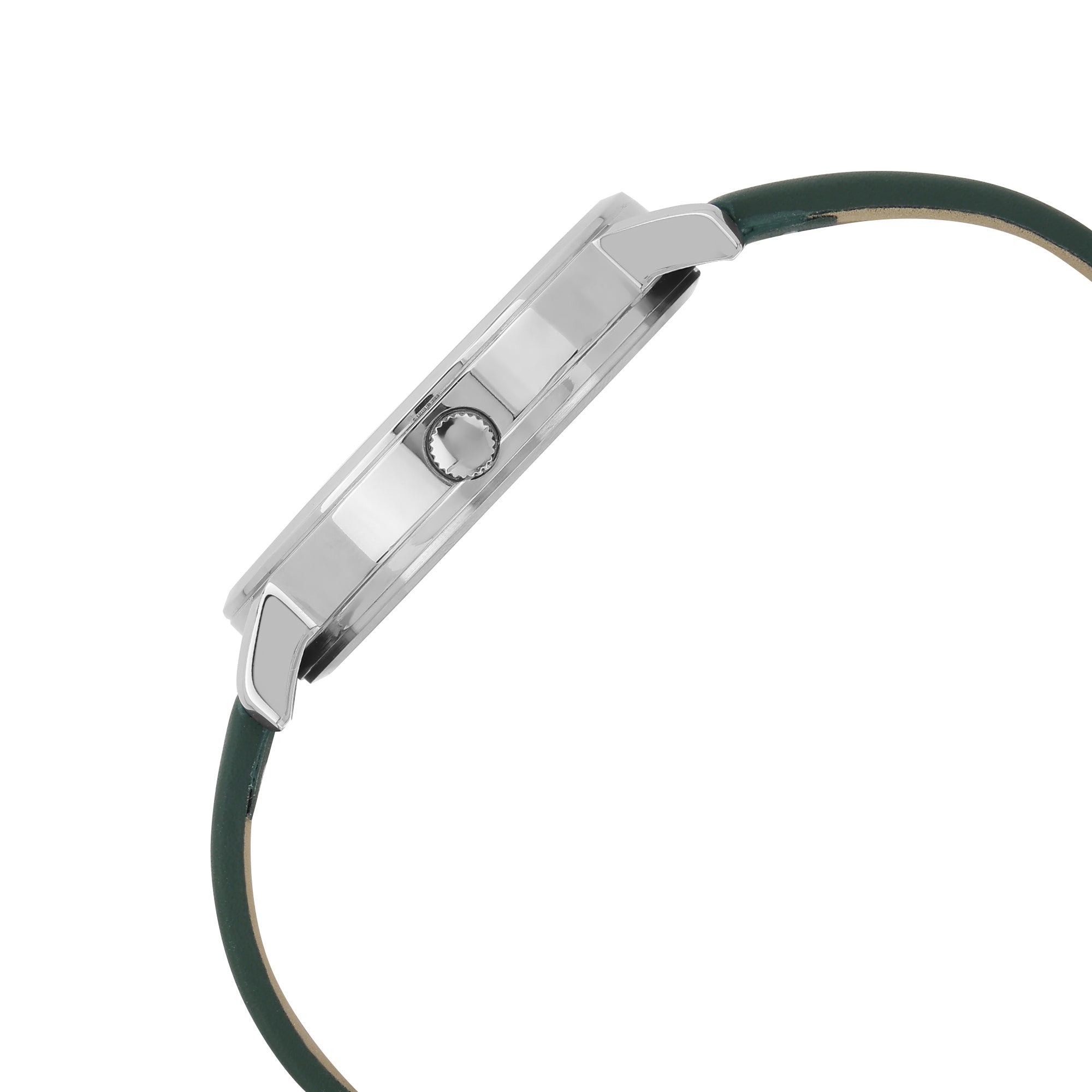 United Colors Of Benetton Leather Green Round Dial Quartz Analog Men Watch