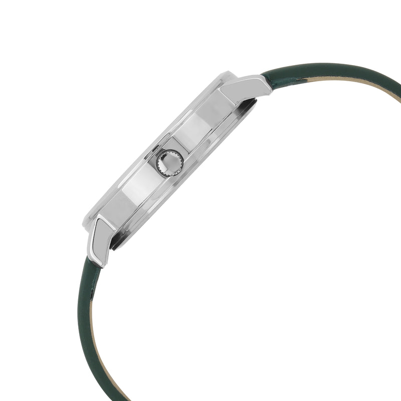 United Colors Of Benetton Leather Green Round Dial Quartz Analog Men Watch Watch United Colors Of Benetton