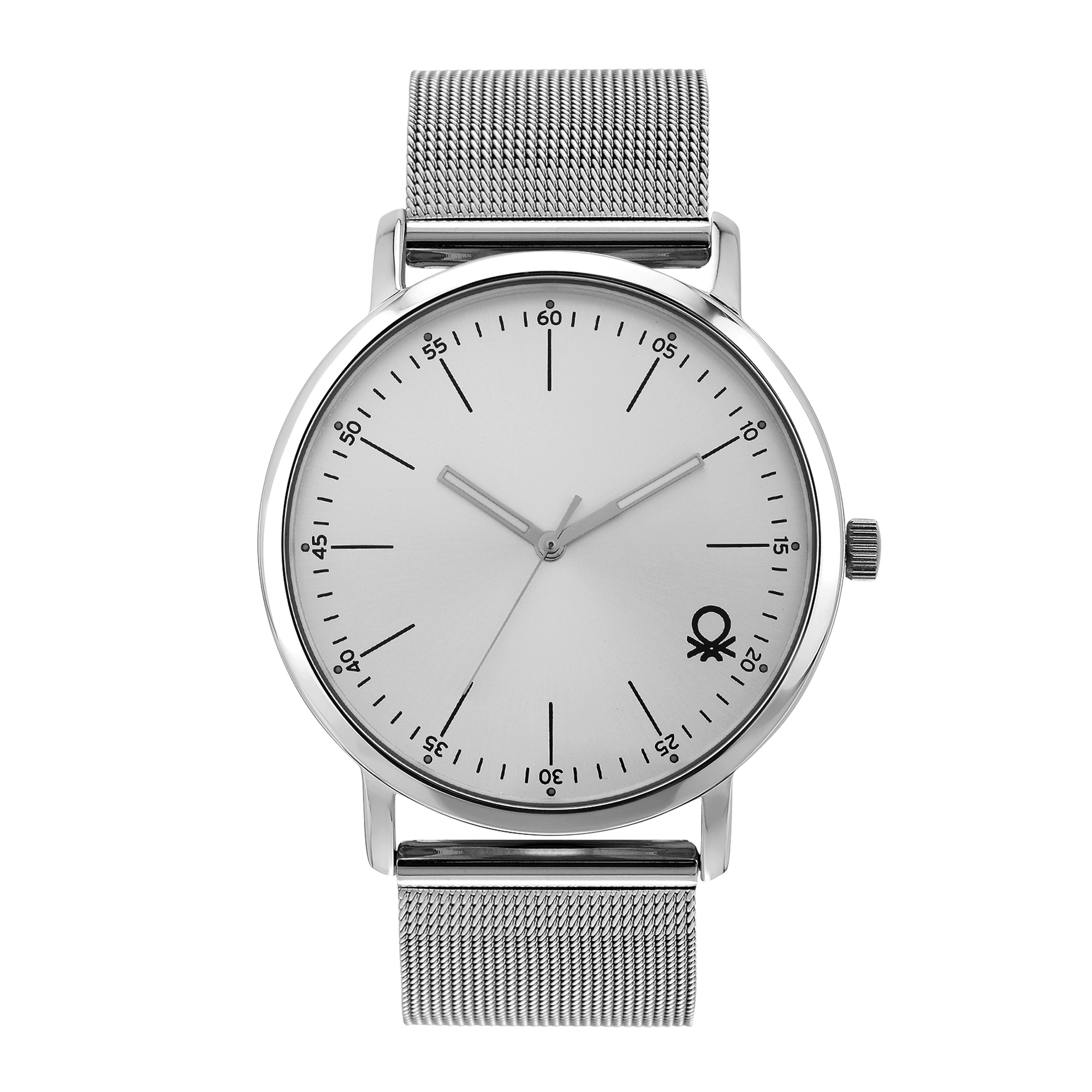 United Colors Of Benetton Signature UWUCG1306 Silver Men 42 mm Round Watch