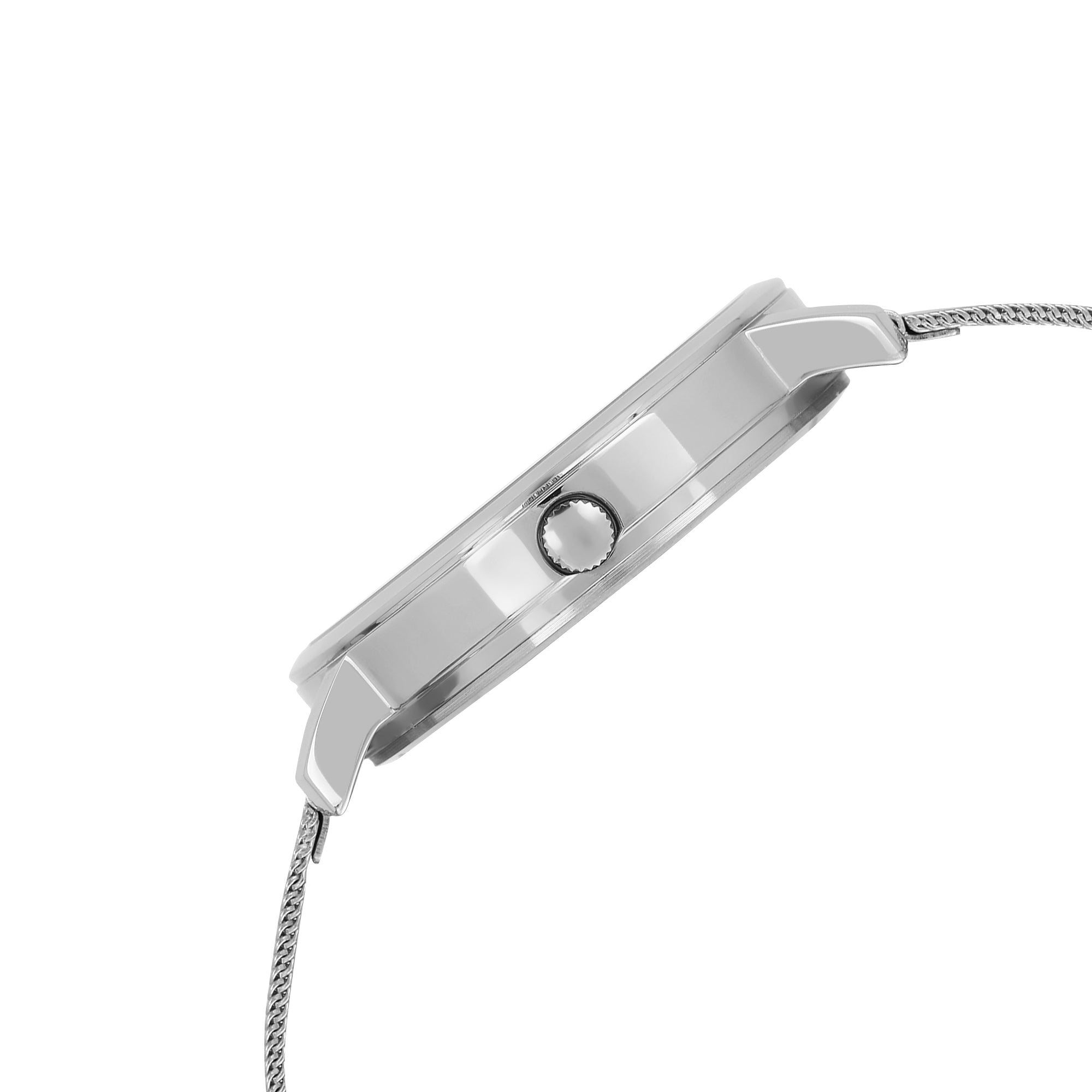 United Colors Of Benetton Silver Round Dial Quartz Analog Men Watch