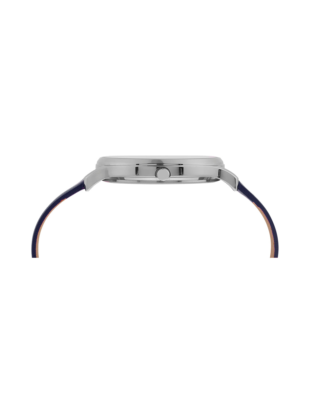 United Colors Of Benetton Iconic Leather Blue Round Dial Analog Men Watch Watch United Colors Of Benetton