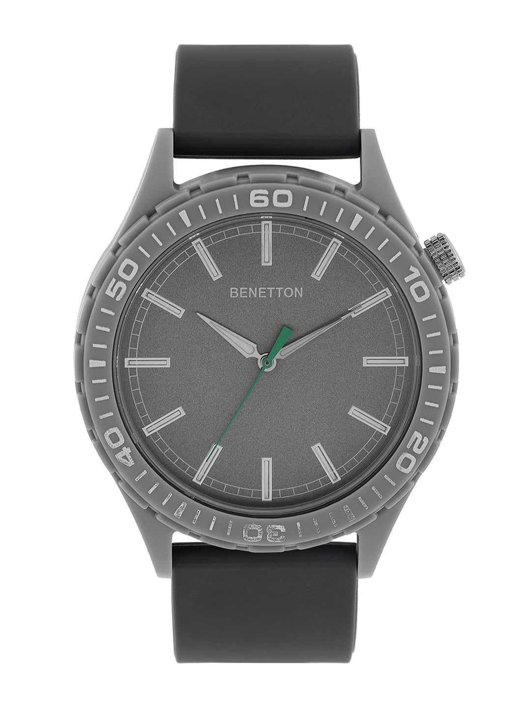 United Colors Of Benetton Iconic Grey Round Dial Analog Men Watch