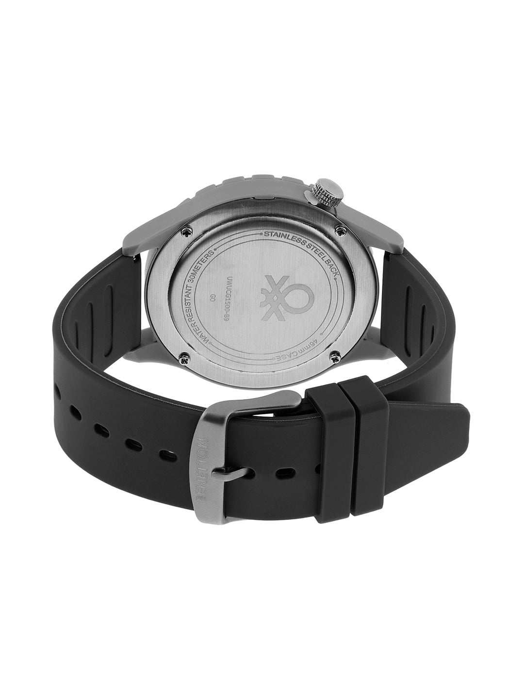 United Colors Of Benetton Iconic Grey Round Dial Analog Men Watch