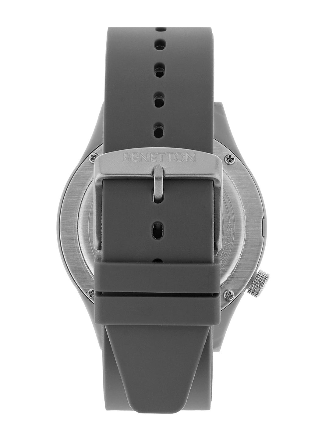 United Colors Of Benetton Iconic Grey Round Dial Analog Men Watch Watch United Colors Of Benetton