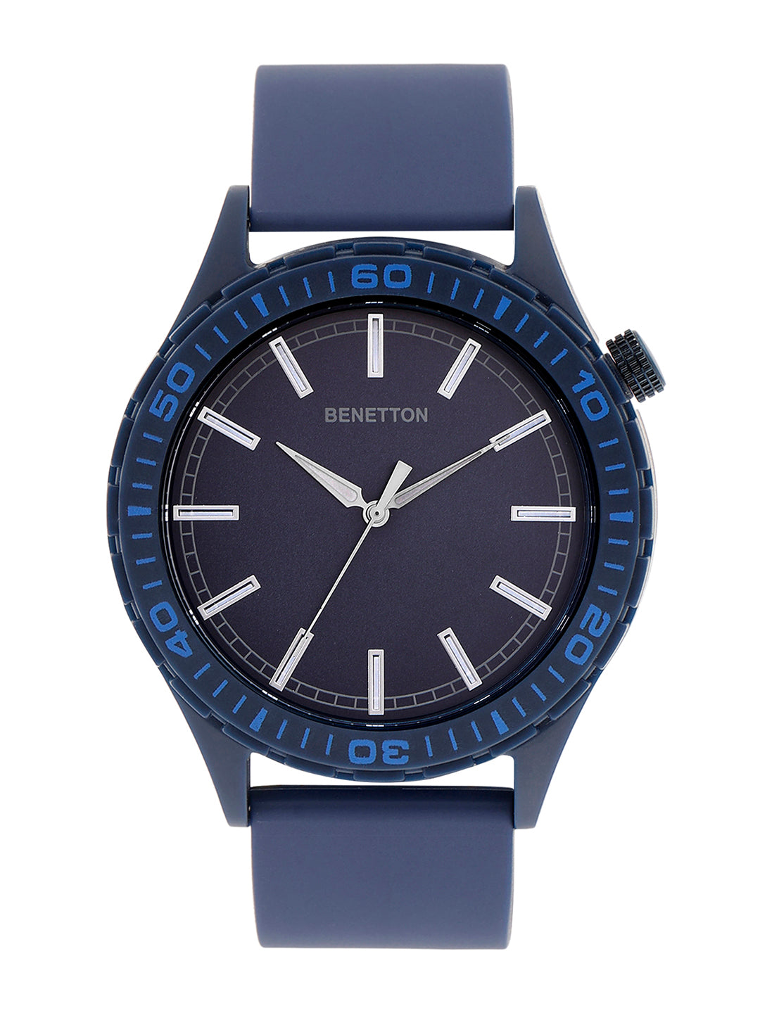 United Colors Of Benetton Iconic Blue Round Dial Analog Men Watch Watch United Colors Of Benetton