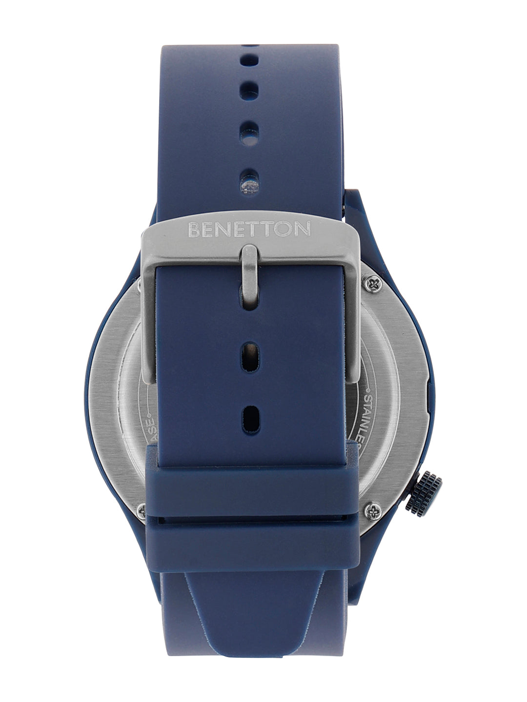 United Colors Of Benetton Iconic Blue Round Dial Analog Men Watch