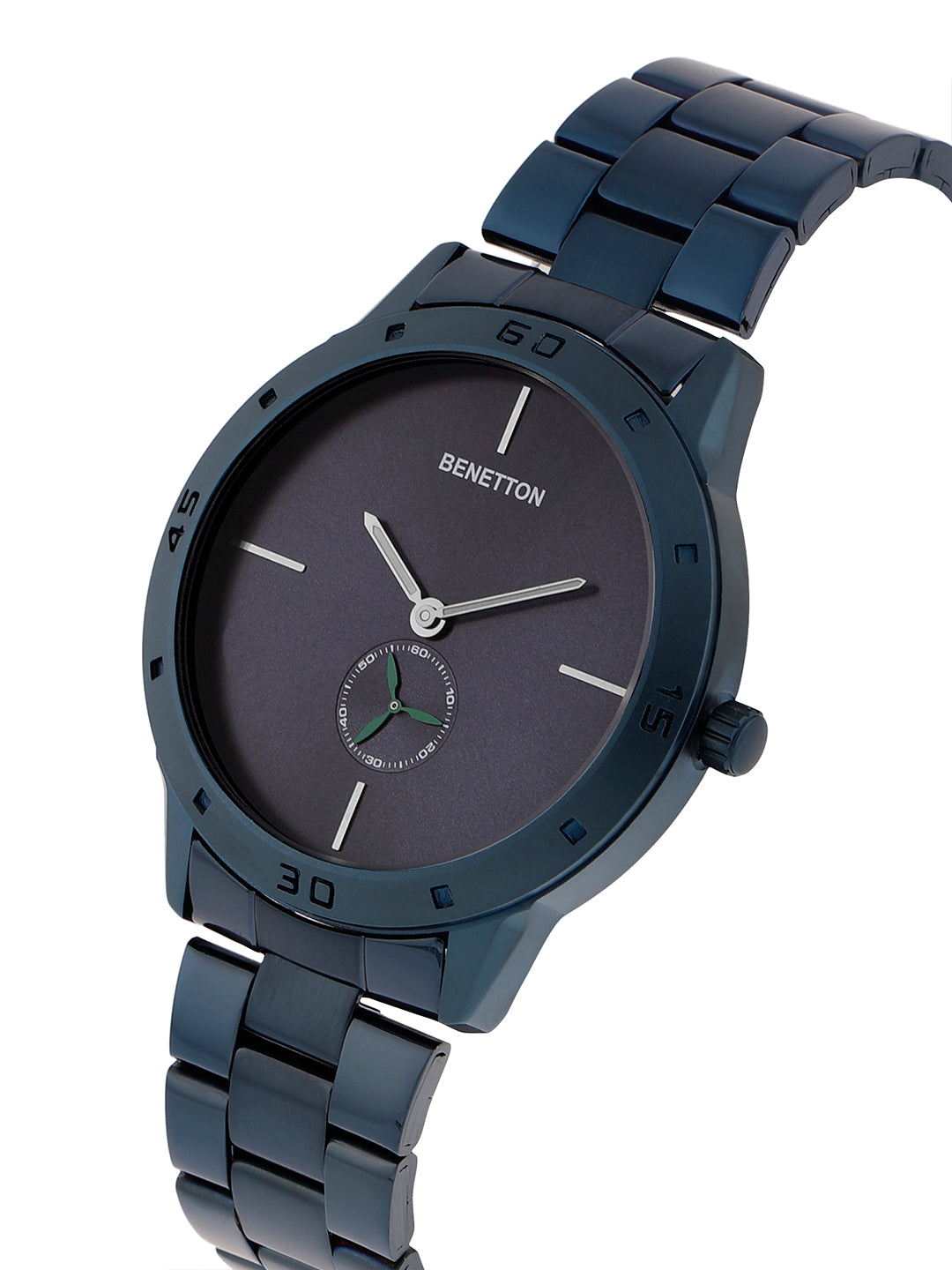 United Colors Of Benetton Iconic Blue Round Dial Analog Men Watch