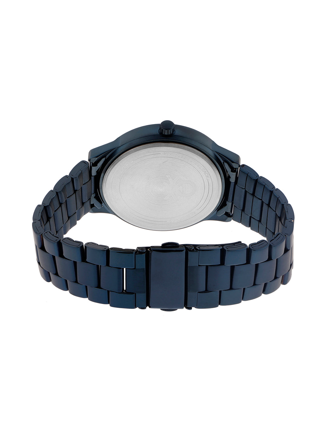 United Colors Of Benetton Iconic Blue Round Dial Analog Men Watch