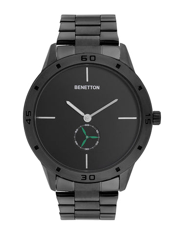 United Colors Of Benetton Iconic Black Round Dial Analog Men Watch Watch United Colors Of Benetton