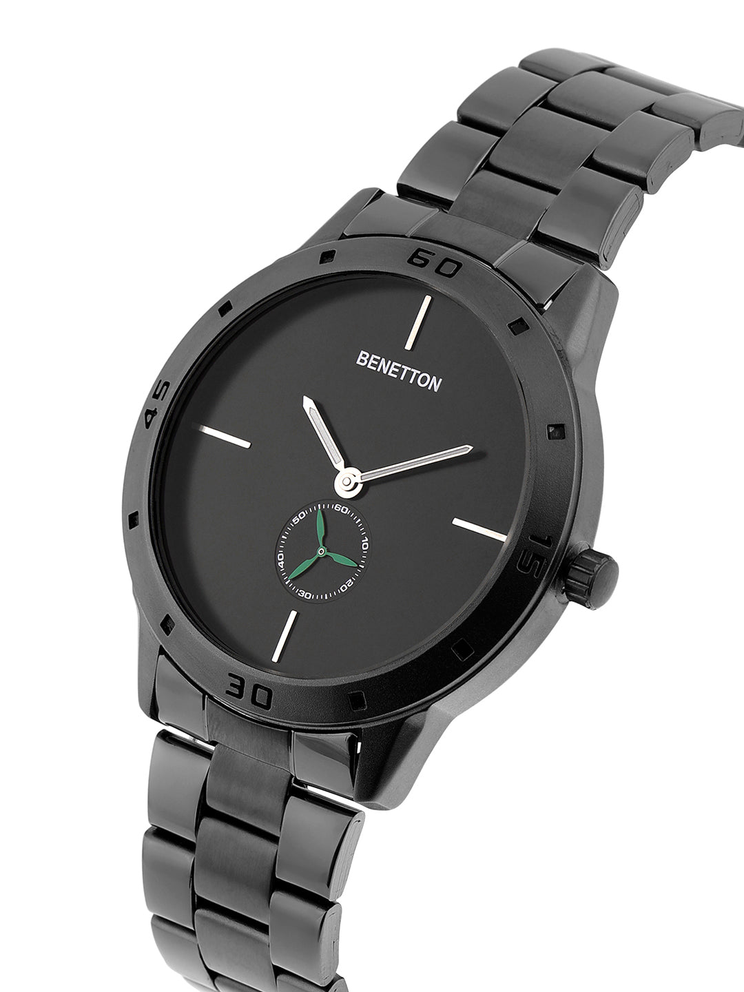 United Colors Of Benetton Iconic Black Round Dial Analog Men Watch Watch United Colors Of Benetton