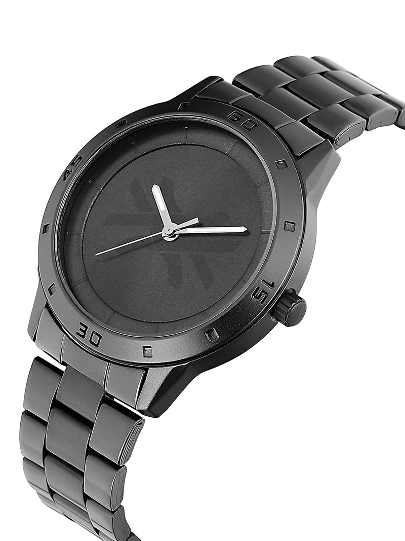 United Colors Of Benetton Black Round Dial Quartz Analog Men Watch Watch United Colors Of Benetton