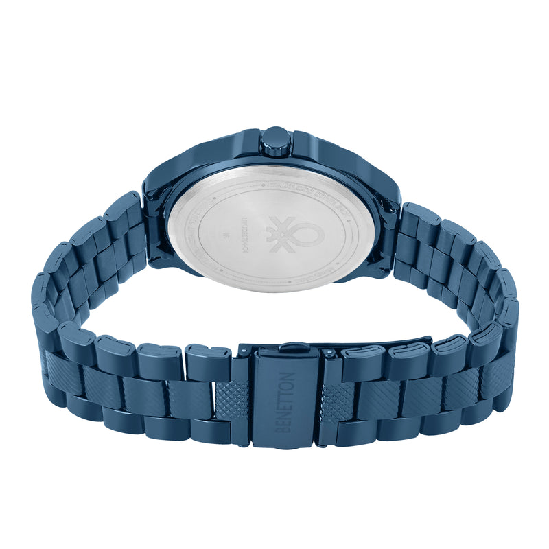 United Colors Of Benetton Blue Round Dial Analog Men Watch Watch United Colors Of Benetton