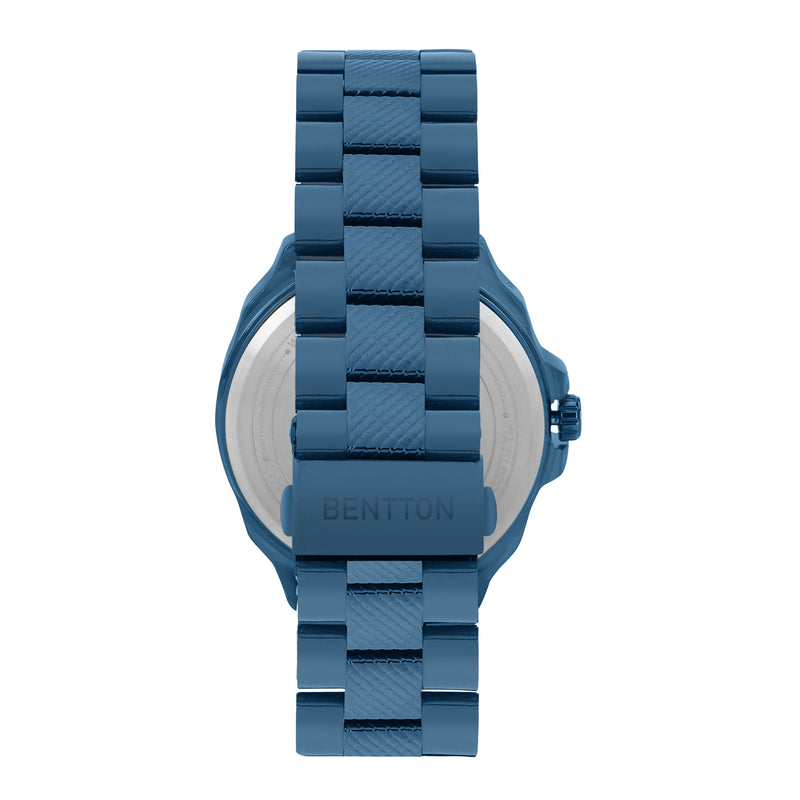 United Colors Of Benetton Blue Round Dial Analog Men Watch Watch United Colors Of Benetton