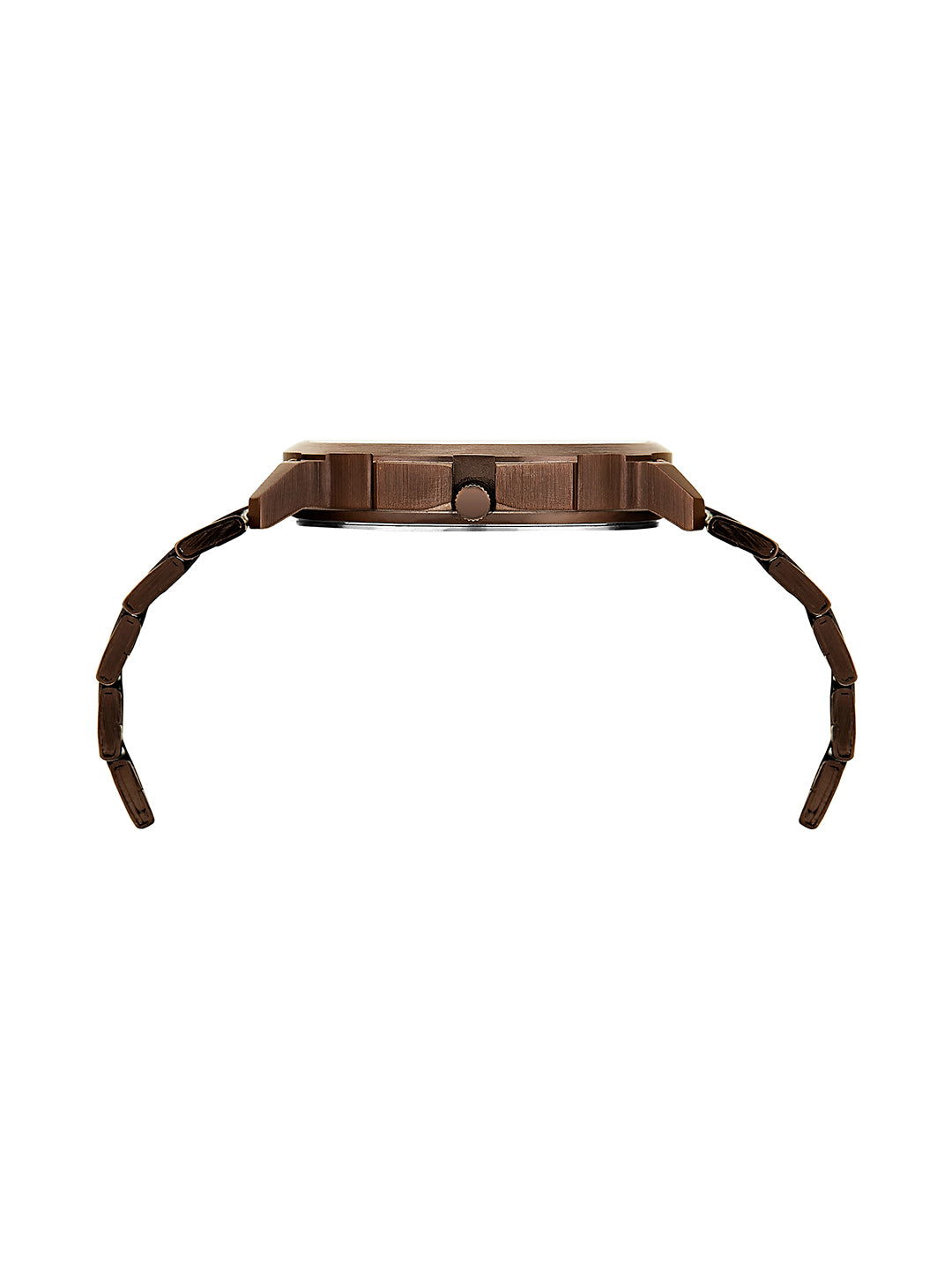 United Colors Of Benetton Brown Round Dial Quartz Analog Men Watch