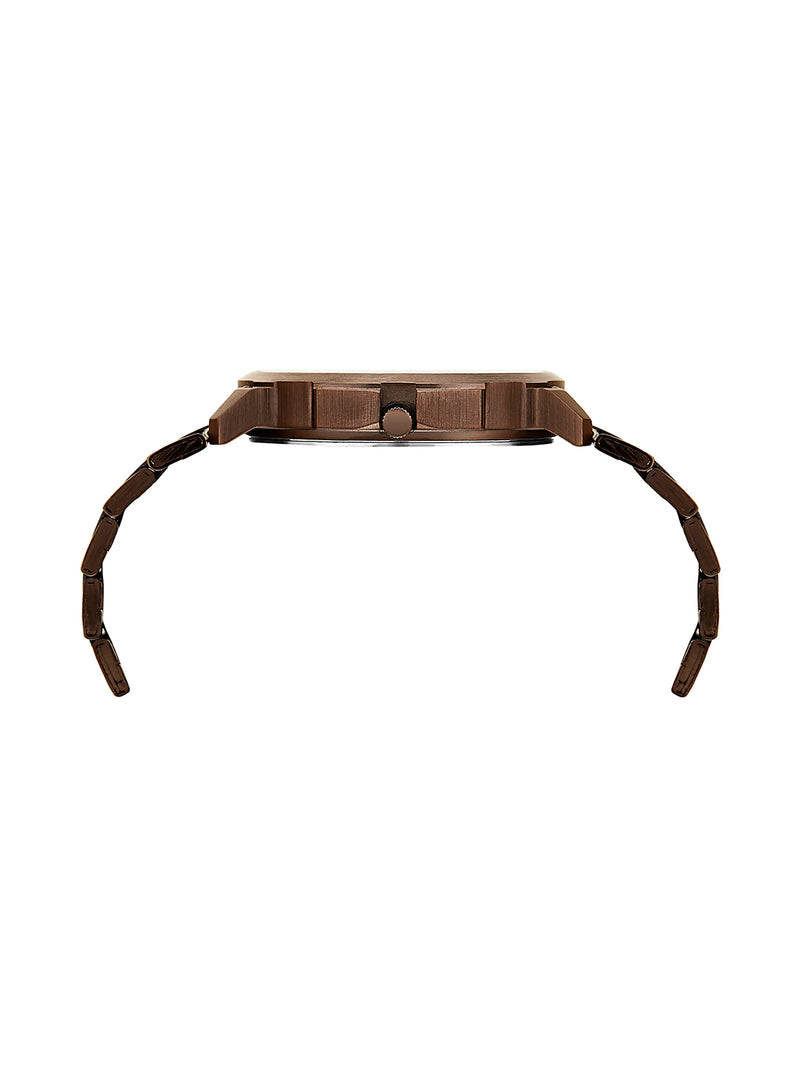 United Colors Of Benetton Brown Round Dial Quartz Analog Men Watch Watch United Colors Of Benetton