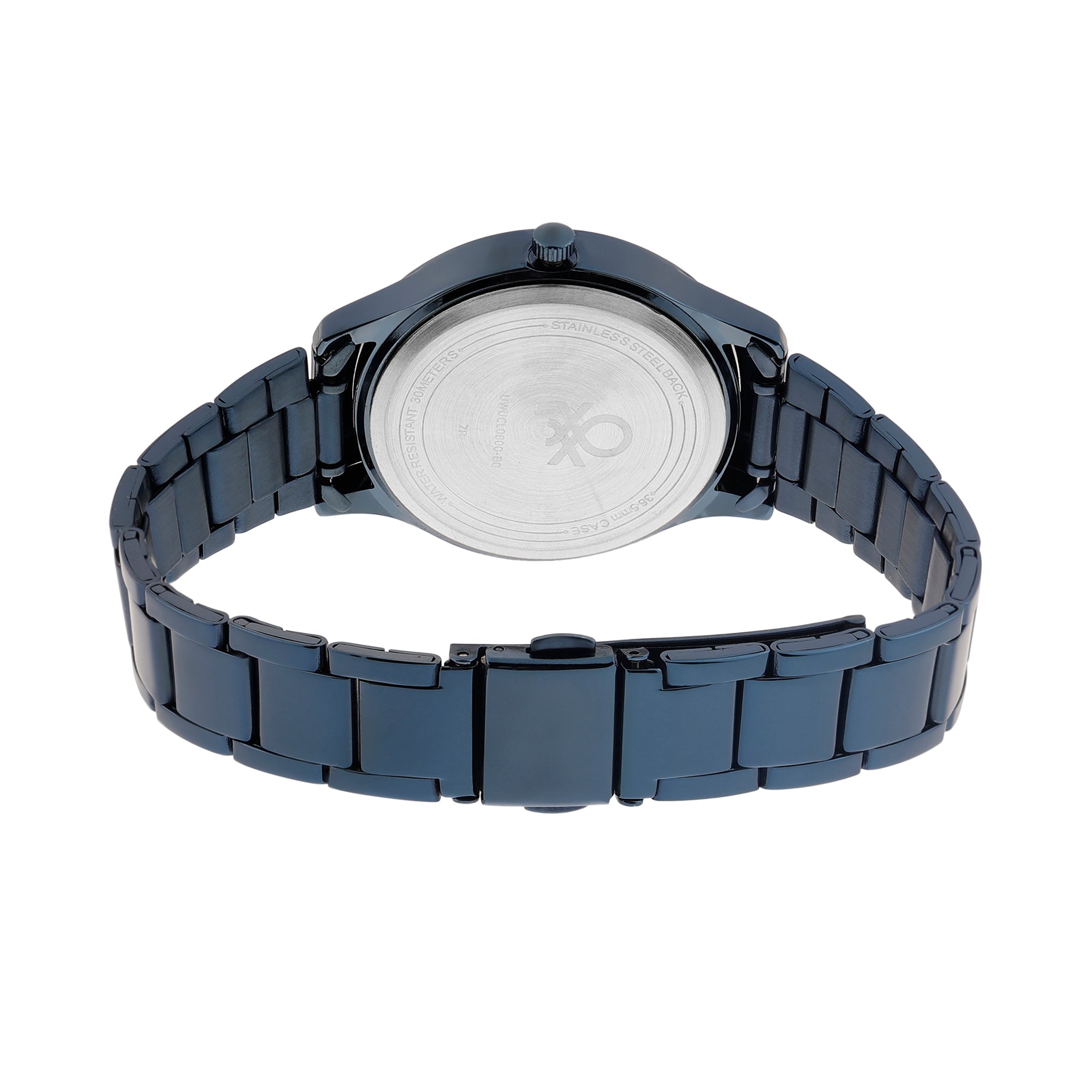 United Colors Of Benetton Blue Round Dial Quartz Analog Women Watch Watch United Colors Of Benetton
