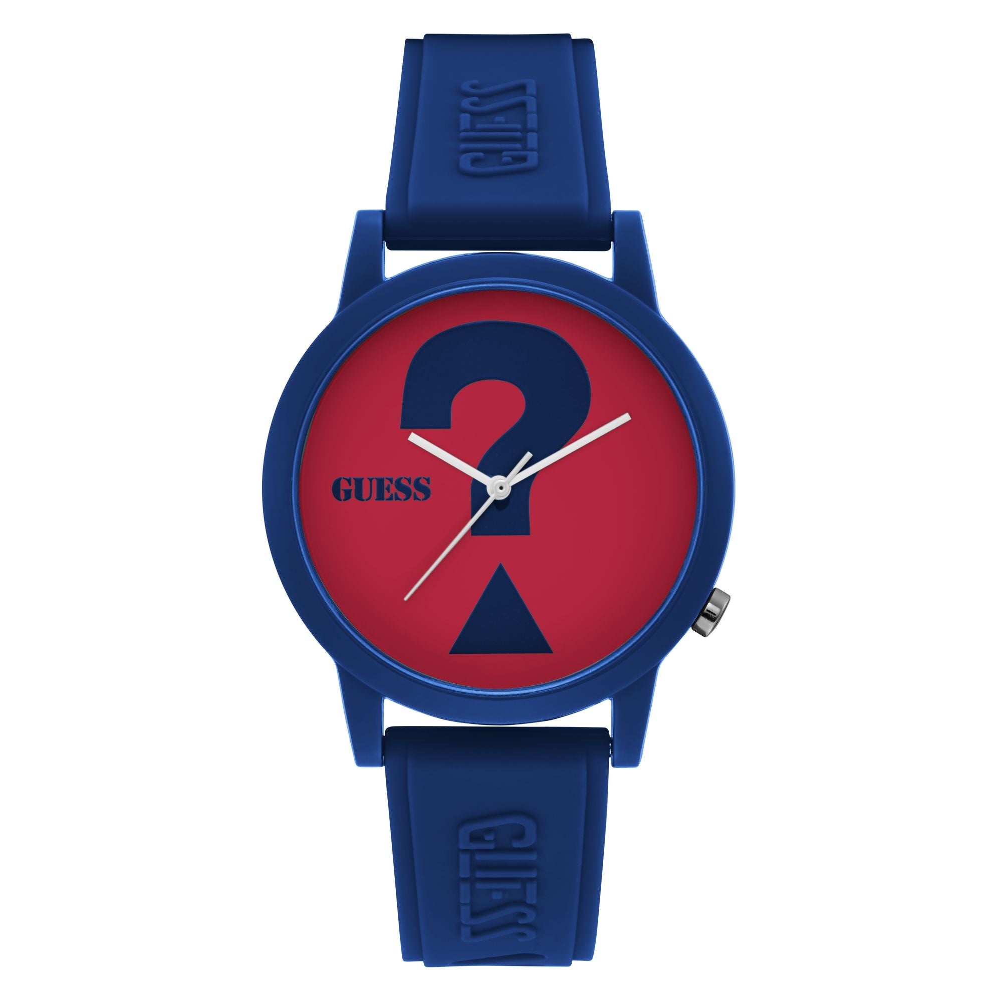 Guess Go Unassigned Red Round Dial Quartz Analog Unisex Watch