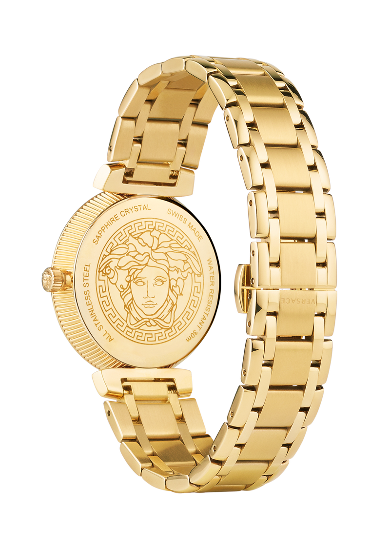 Versace Haliotis Kamtsc MOP White Dial Quartz Women Watch Watch Versace