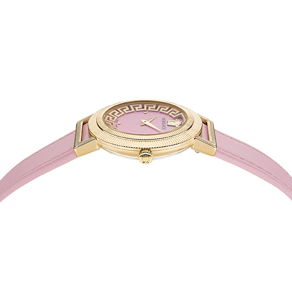 Versace Pink Dial Quartz Women Watch - VE3D00222 - At JUST