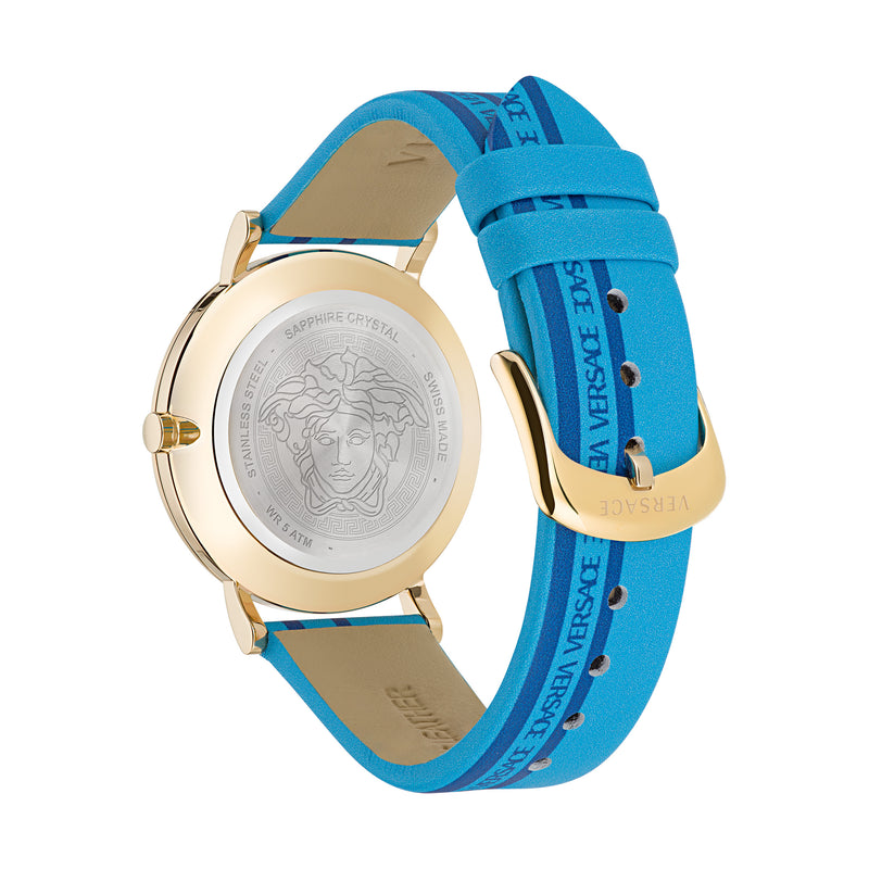 Versace Blue Dial Quartz Women Watch Watch Versace