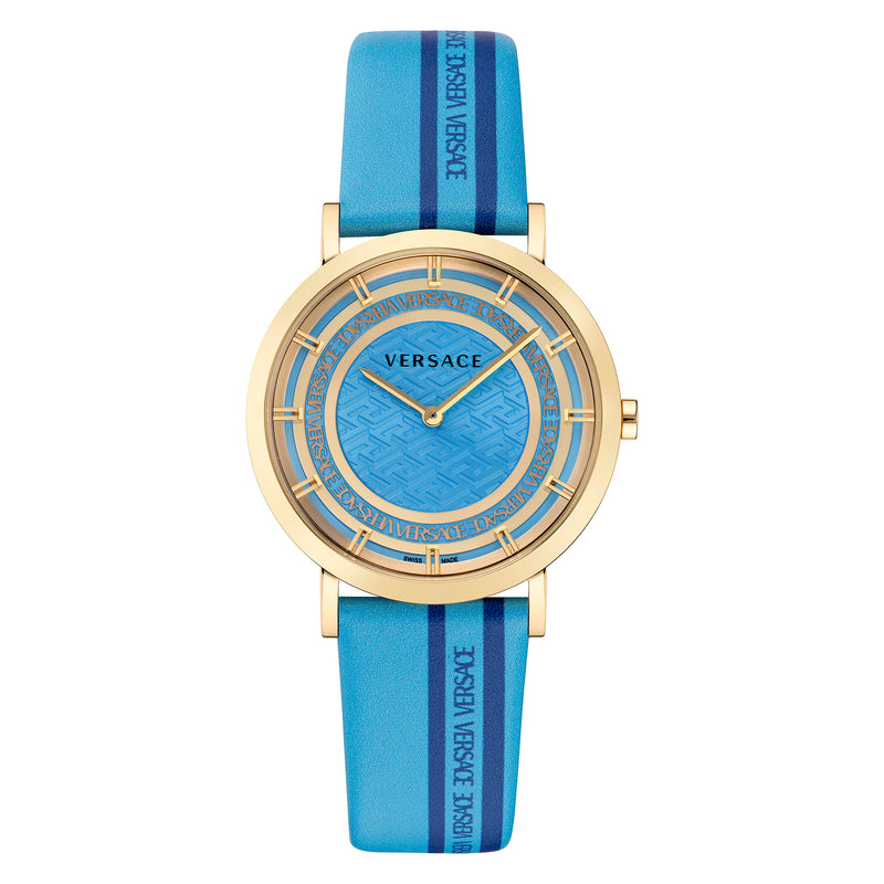Versace Blue Dial Quartz Women Watch Watch Versace
