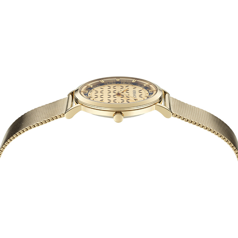 Versace New Generation Gold Round Dial Quartz Analog Women Watch Watch Versace