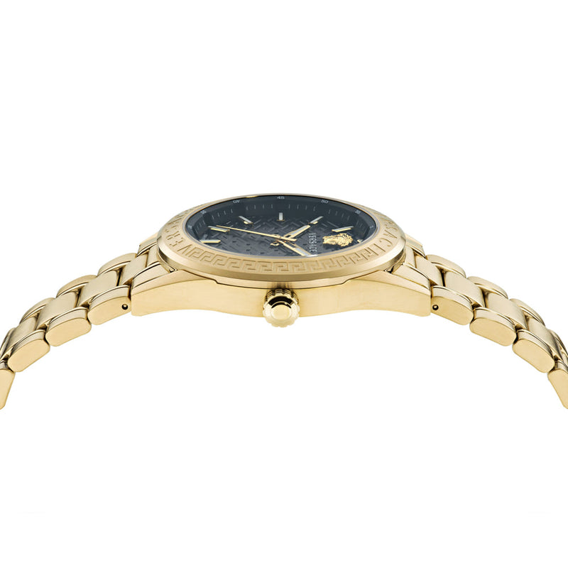 Versace V Code Gold Round Dial Quartz Men Watch Watch Versace