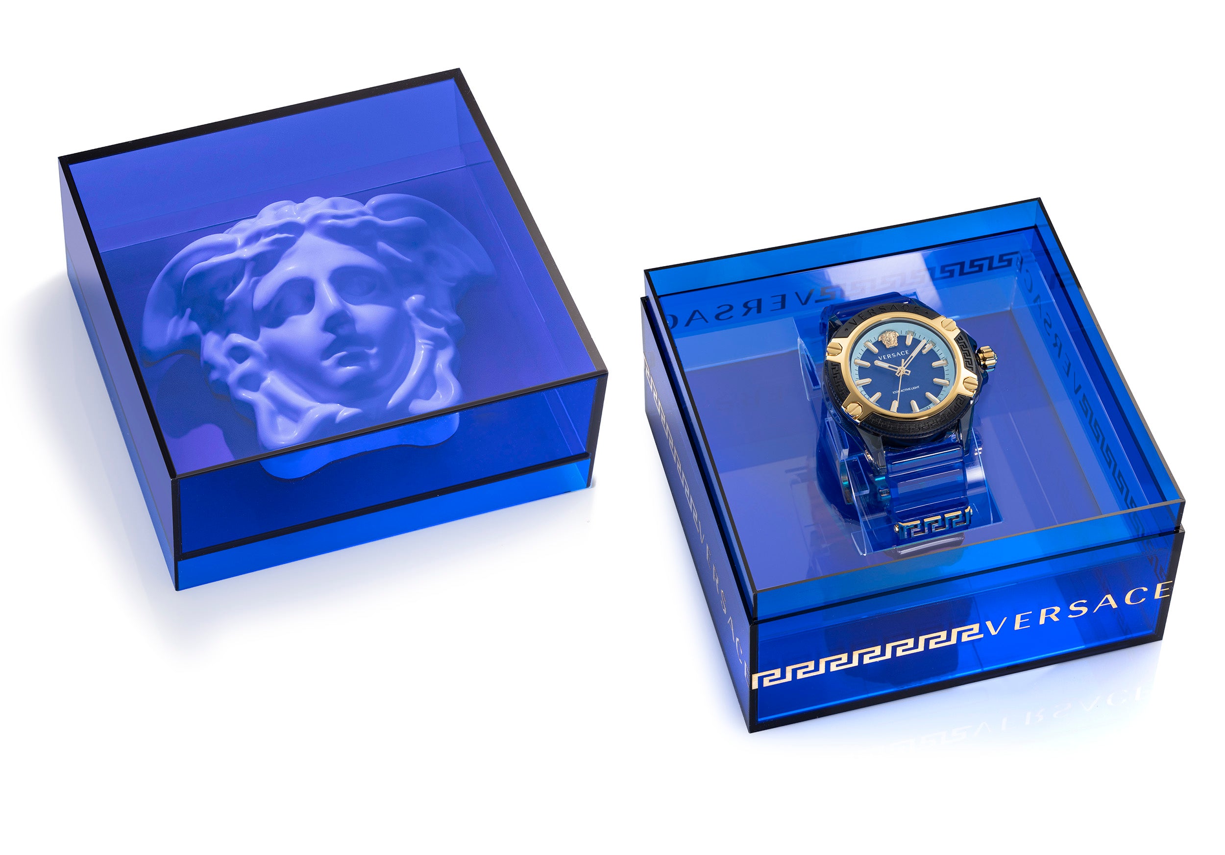 Versace Blue Dial Quartz Unisex Watch