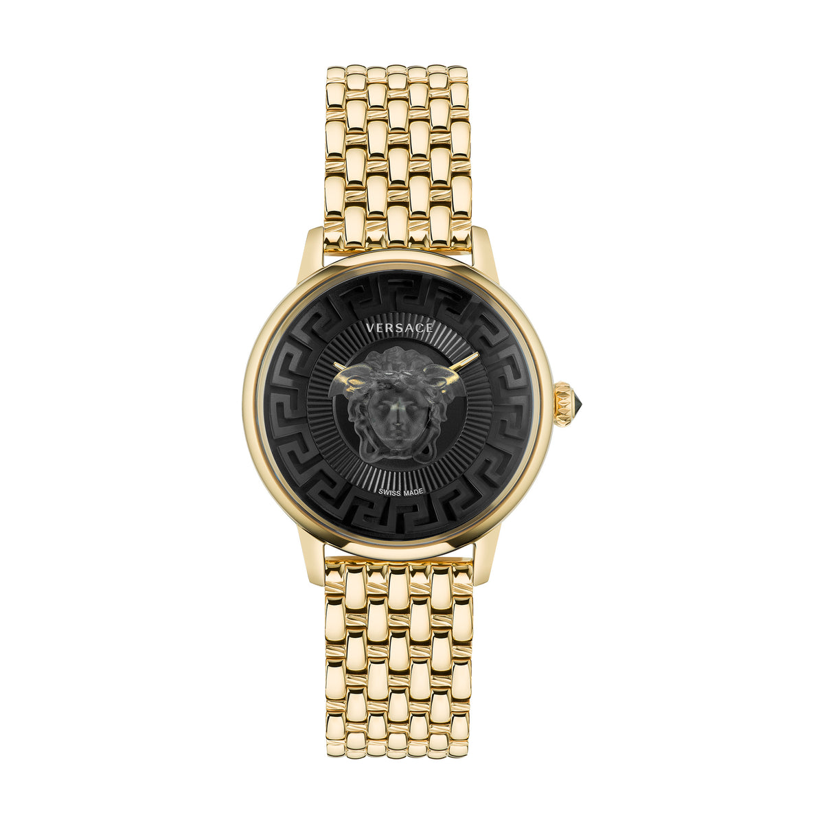 Versace Alchemy Medusa Gold Round Dial Quartz Women Watch