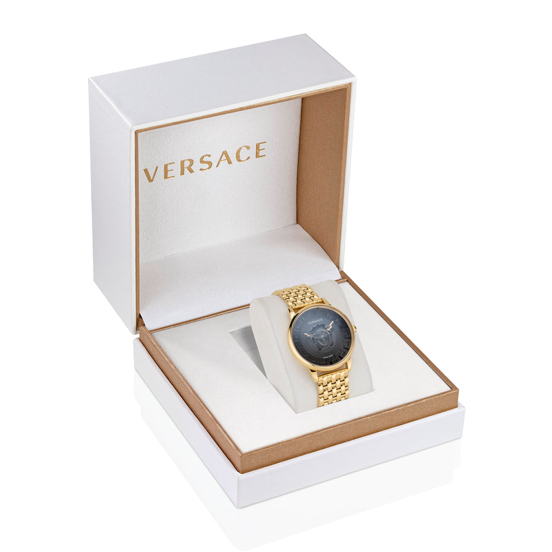 Versace Alchemy Medusa Gold Round Dial Quartz Women Watch Watch Versace