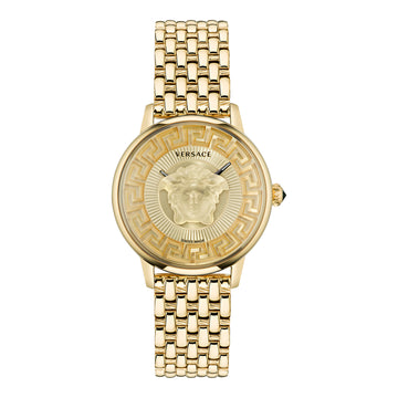 Versace Alchemy Medusa Gold Round Dial Quartz Women Watch Watch Versace