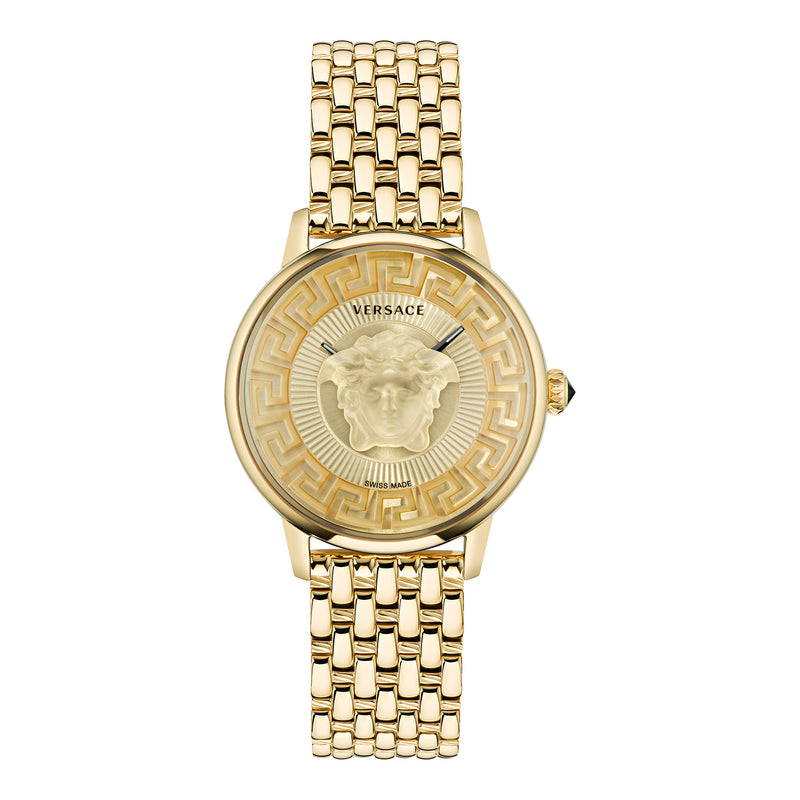 Versace Alchemy Medusa Gold Round Dial Quartz Women Watch Watch Versace