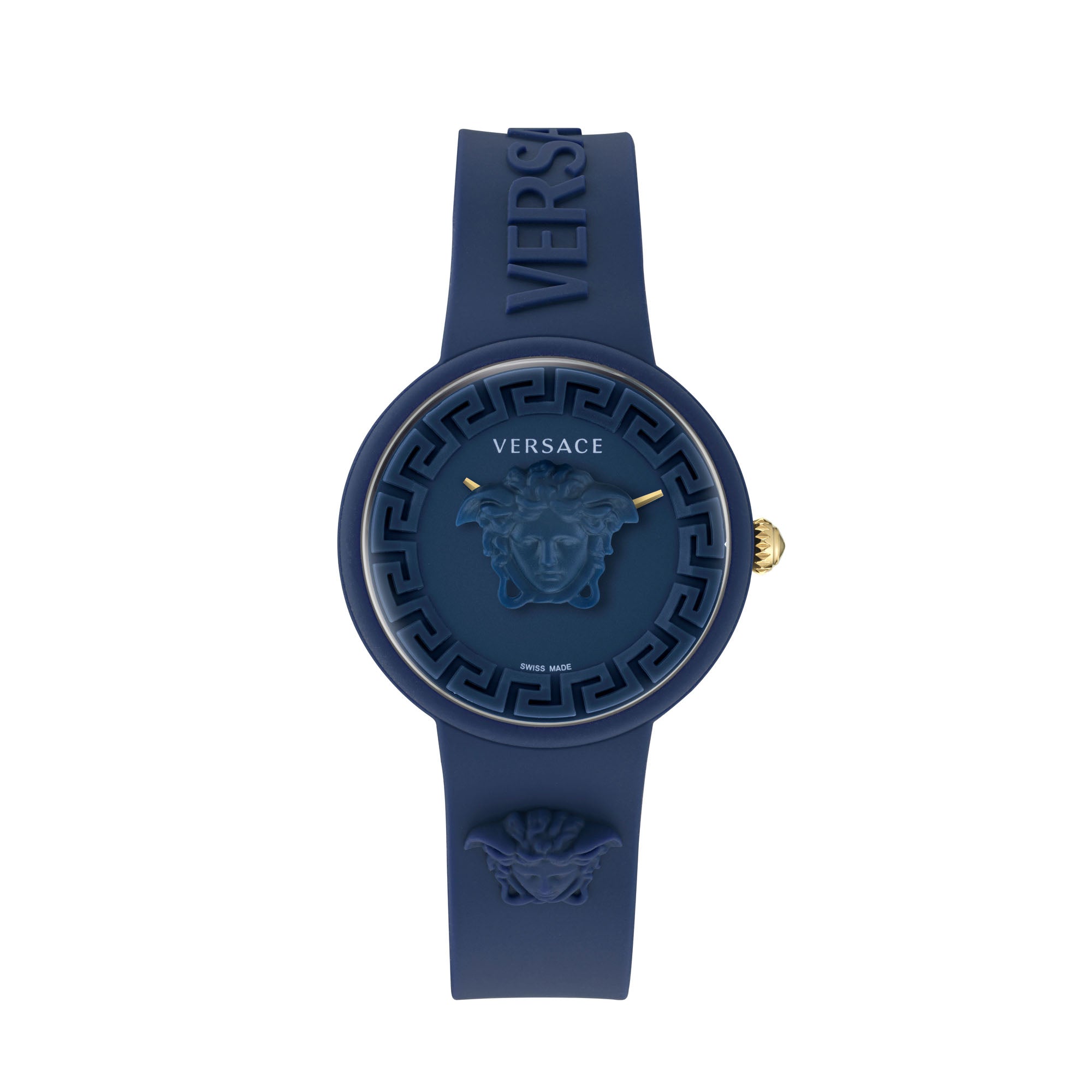 Versace Medusa Blue Round Dial Quartz Analog Unisex Watch Watch Versace