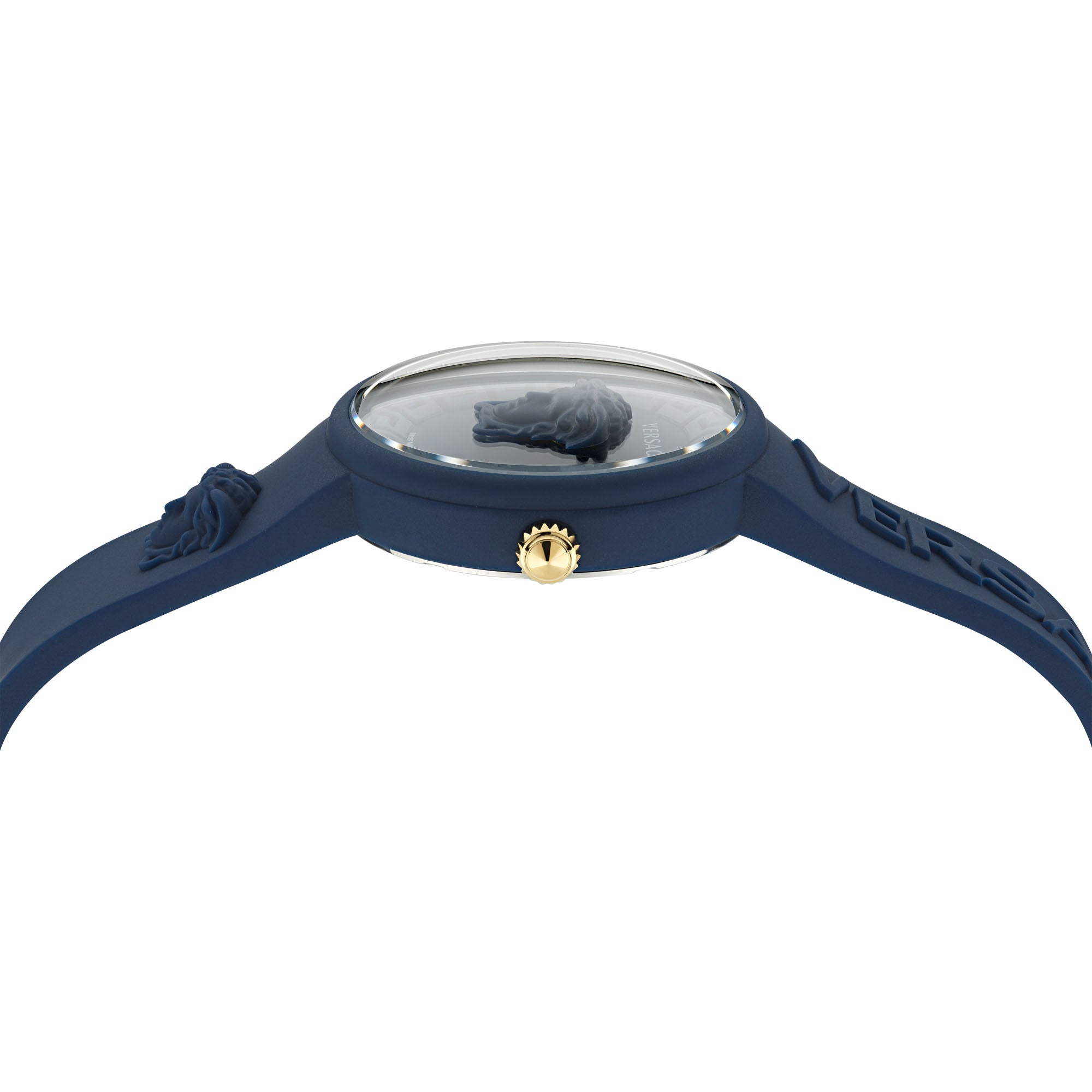 Versace Medusa Blue Round Dial Quartz Analog Unisex Watch Watch Versace