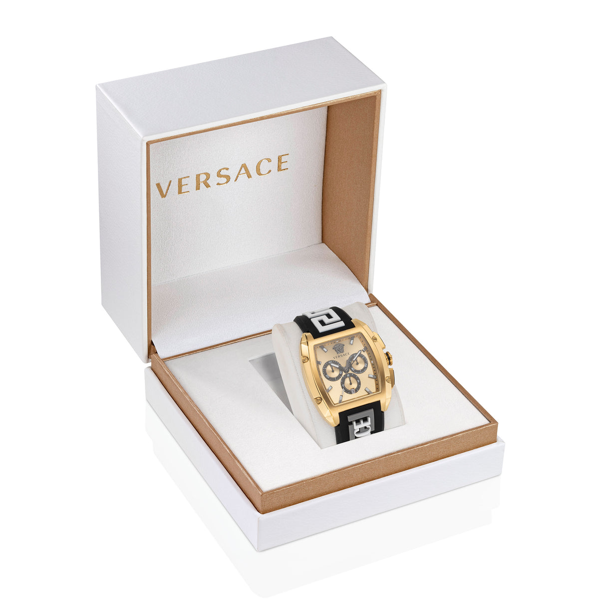 Versace Gold Dial Chrono Quartz Men Watch - VE6H00223 - At JUST 