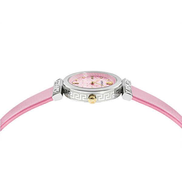 Versace Pink Dial Quartz Women Watch Watch Versace