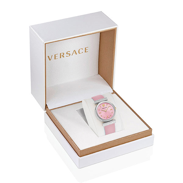 Versace Pink Dial Quartz Women Watch Watch Versace