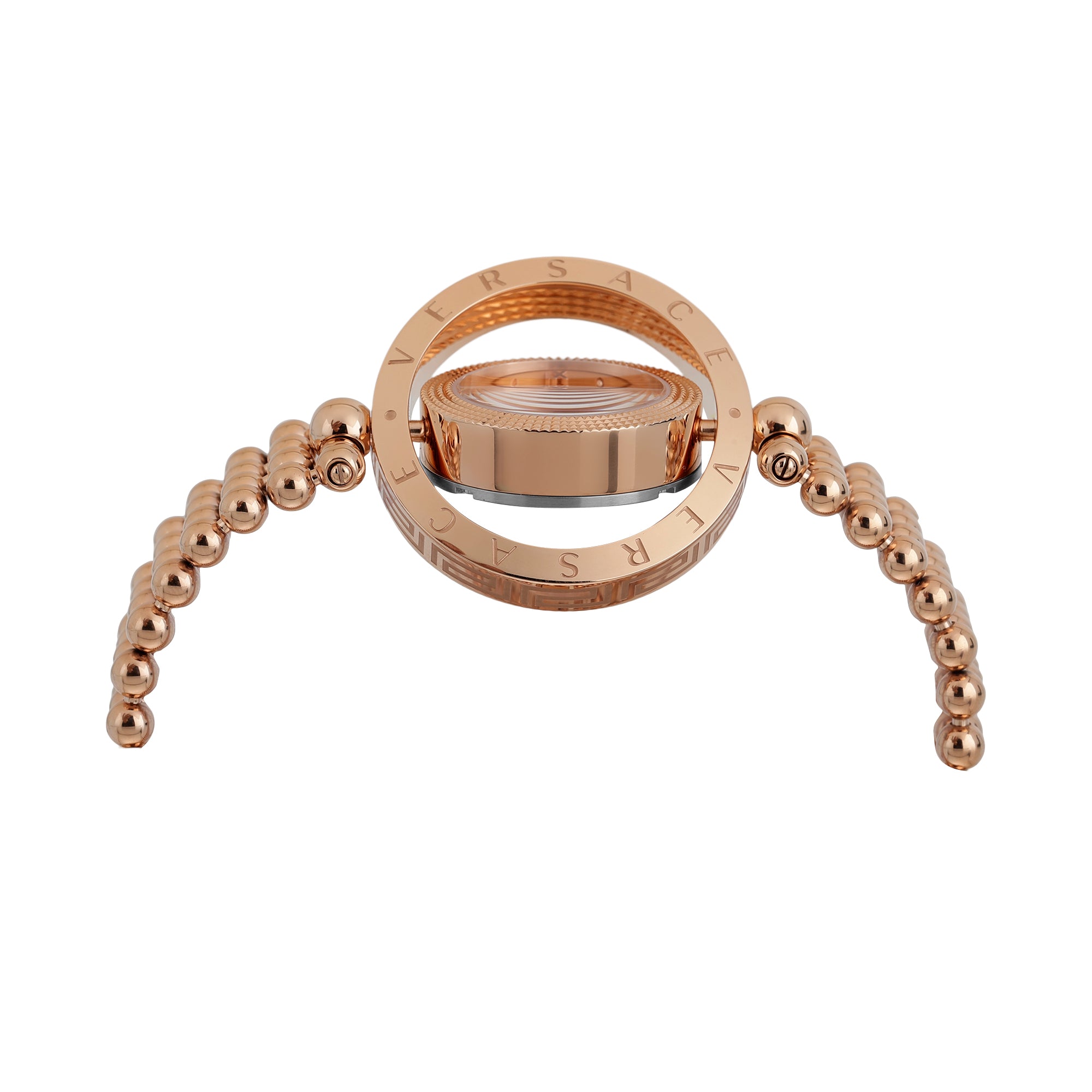 Versace Gold Gold Round Dial Quartz Analog Women Watch