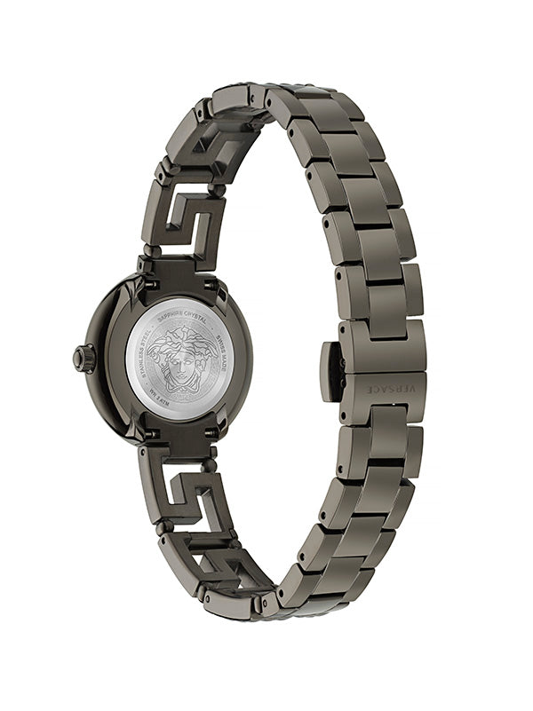 Versace Greca Goddess Black Round Dial Quartz Analog Women Watch