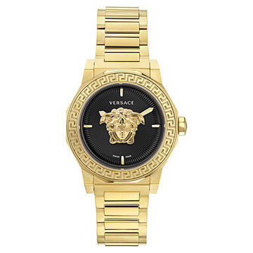 Versace Medusa Yellow Round Dial Quartz Women Watch Watch Versace