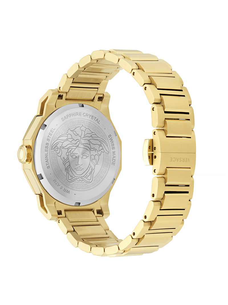 Versace Medusa Yellow Round Dial Quartz Women Watch Watch Versace