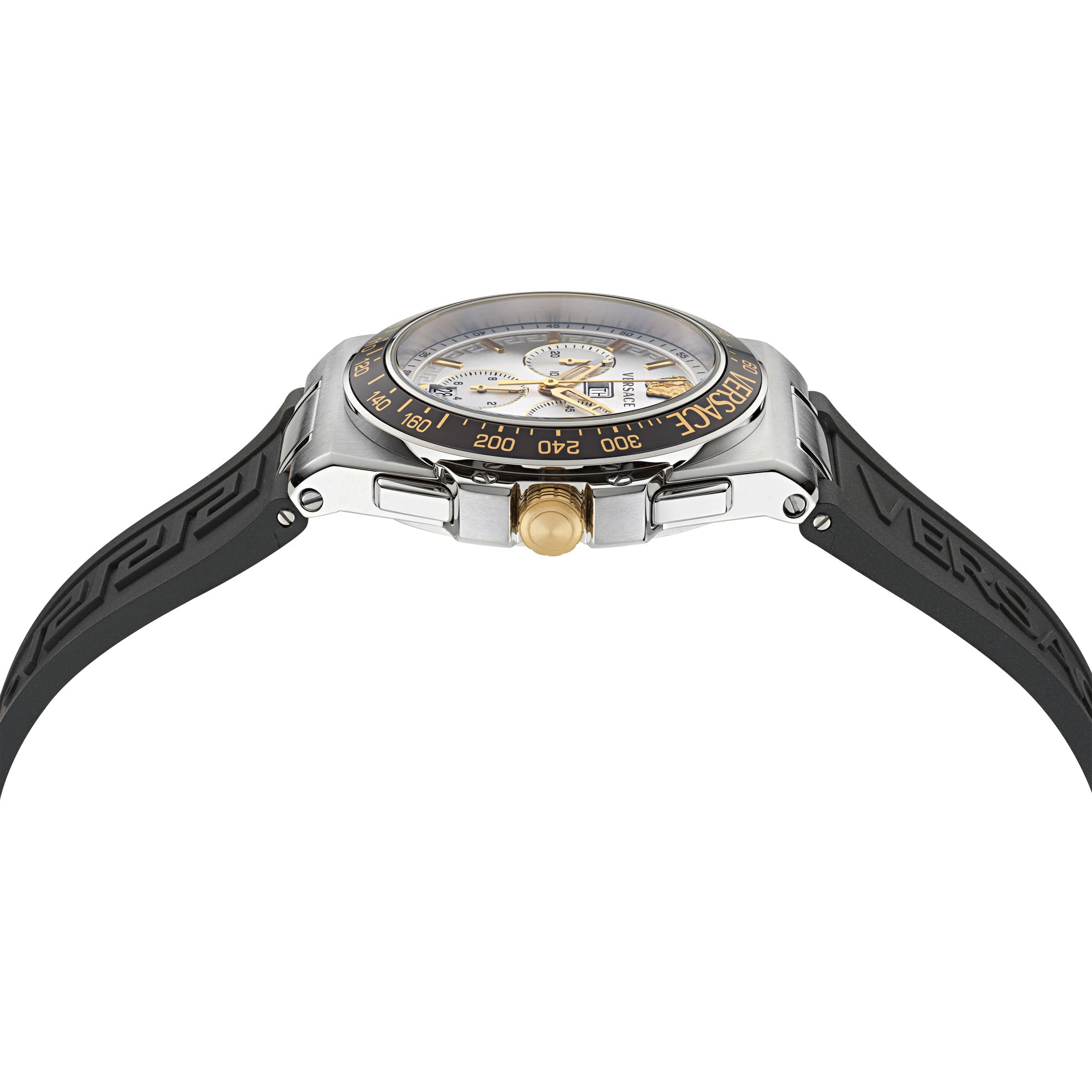 Versace Greca Extreme White Round Dial Quartz Analog Men Watch Watch Versace