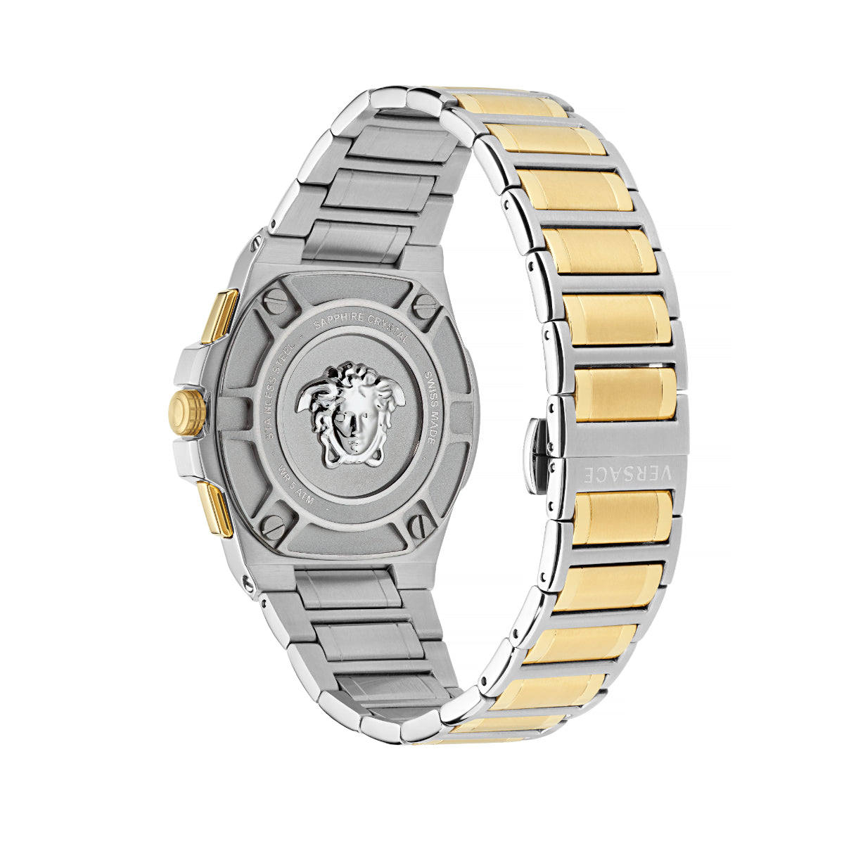 Versace 時計 Versace Greca Extreme Green Round Dial Quartz Analog Men Watch