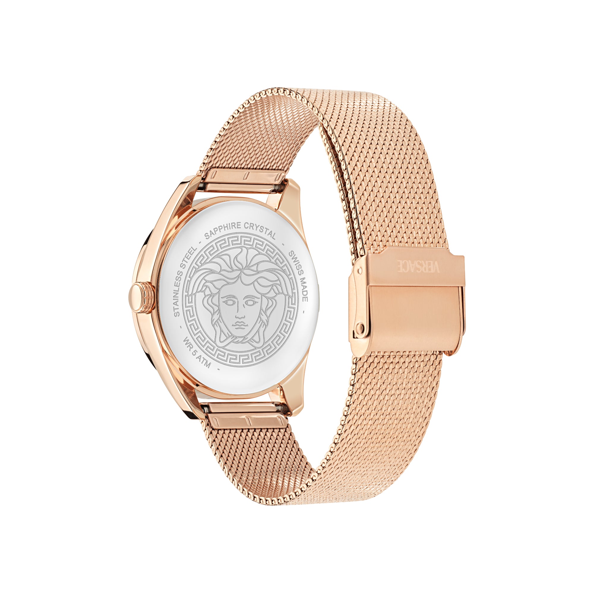 Versace Multicolor Round Dial Quartz Analog Women Watch