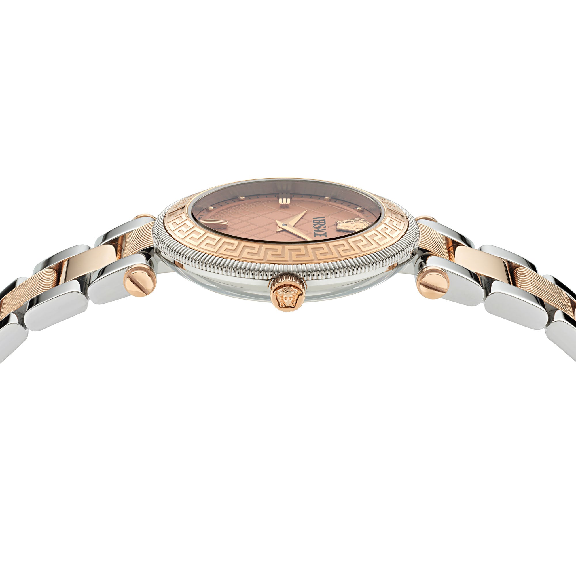 Versace Reve Rose Gold Tone Round Dial Quartz Analog Women Watch Watch Versace