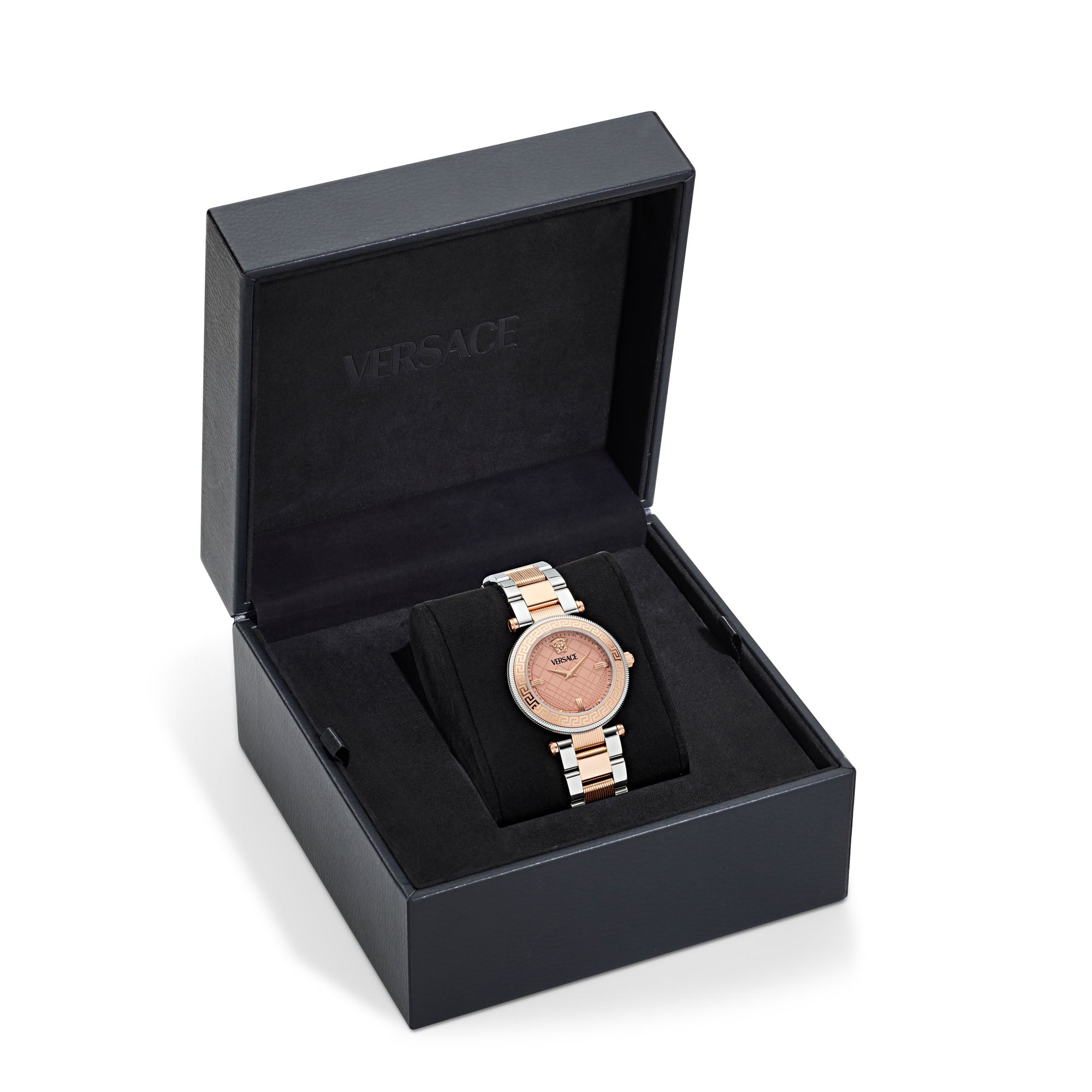 Versace Reve Rose Gold Tone Round Dial Quartz Analog Women Watch